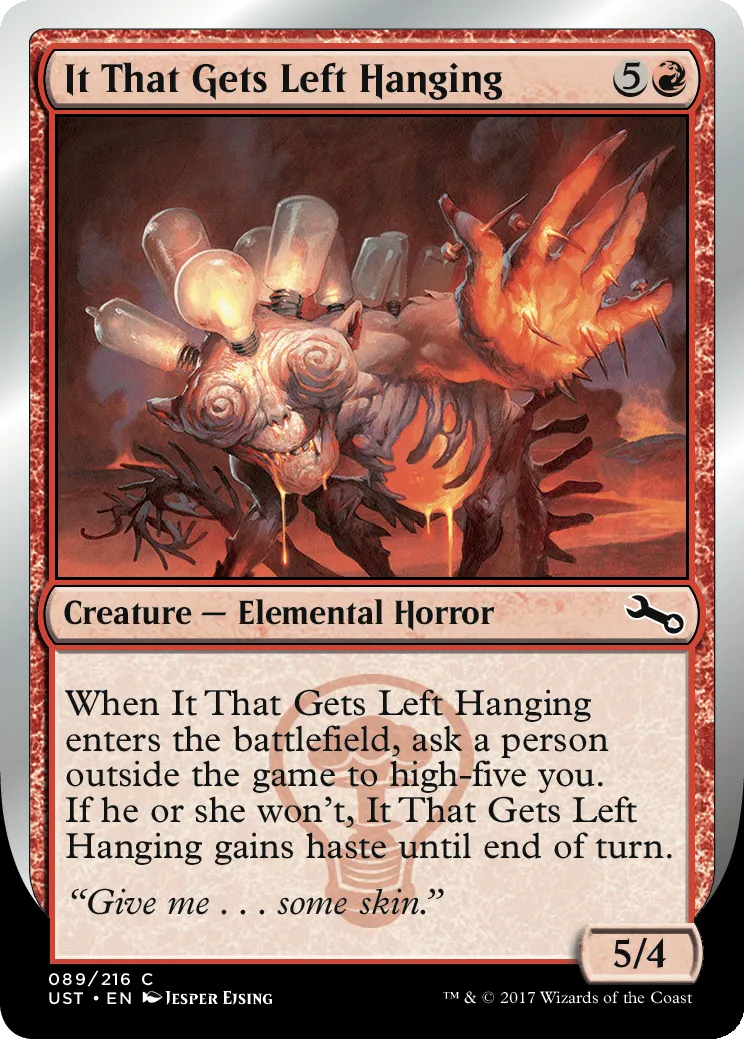 It That Gets Left Hanging