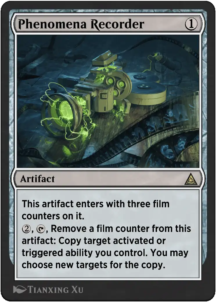 Phenomena Recorder