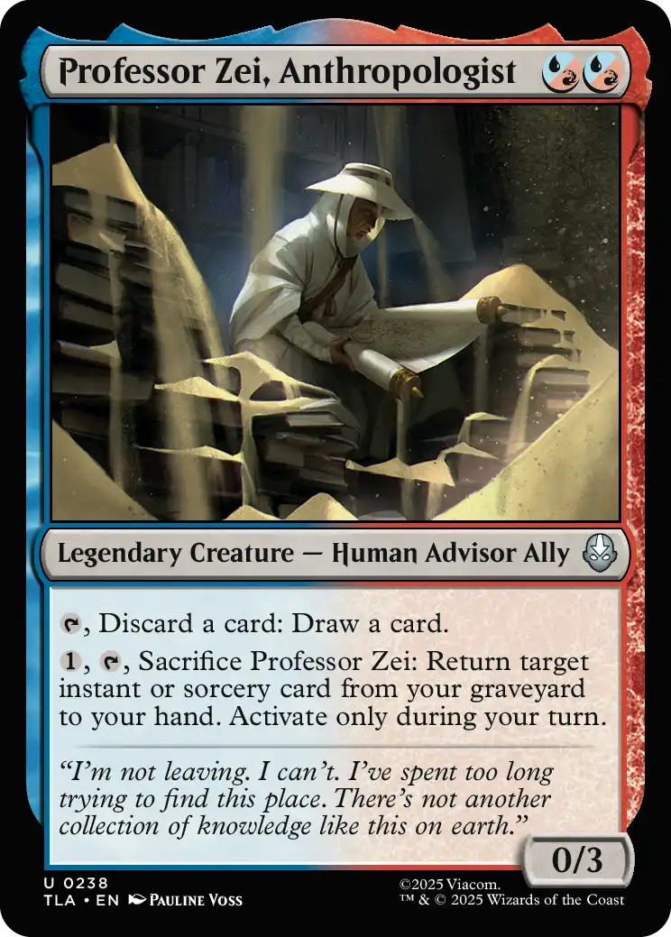 Professor Zei, Anthropologist