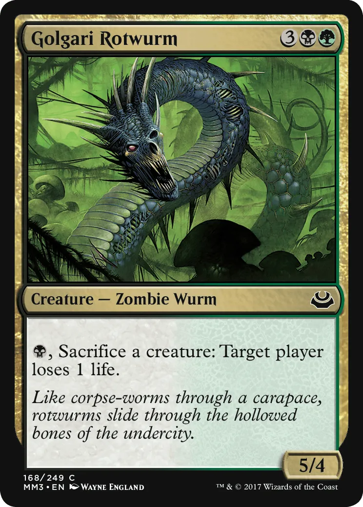 Golgari Rotwurm