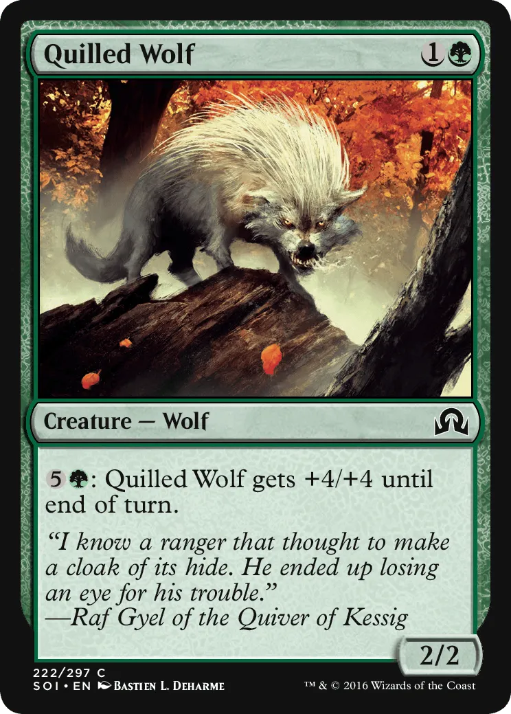 Quilled Wolf