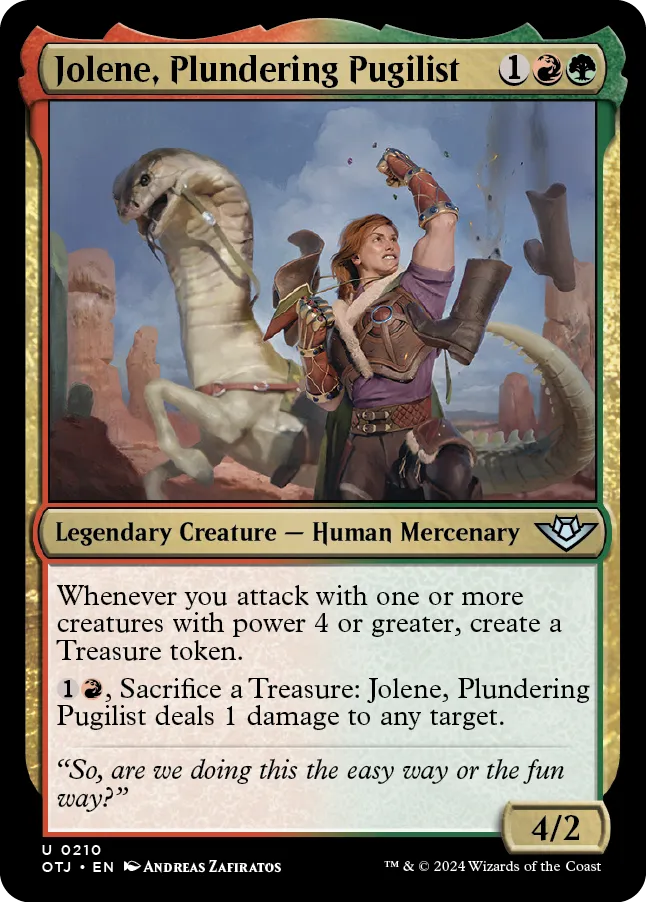 Jolene, Plundering Pugilist