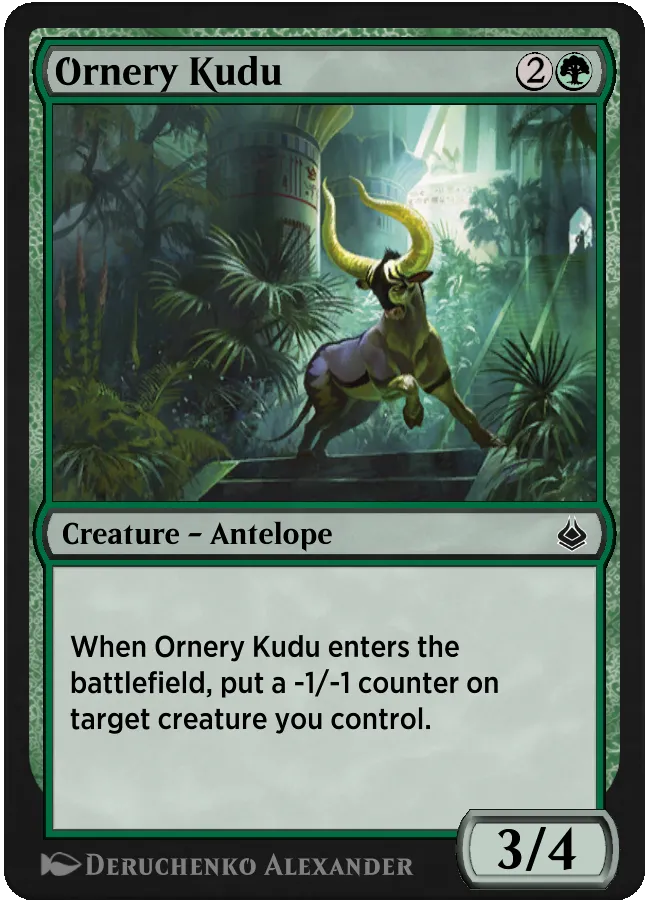 Ornery Kudu