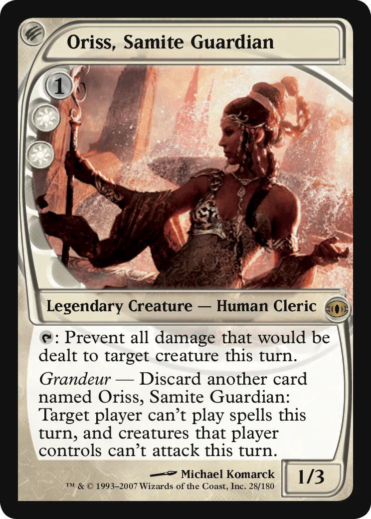 Oriss, Samite Guardian