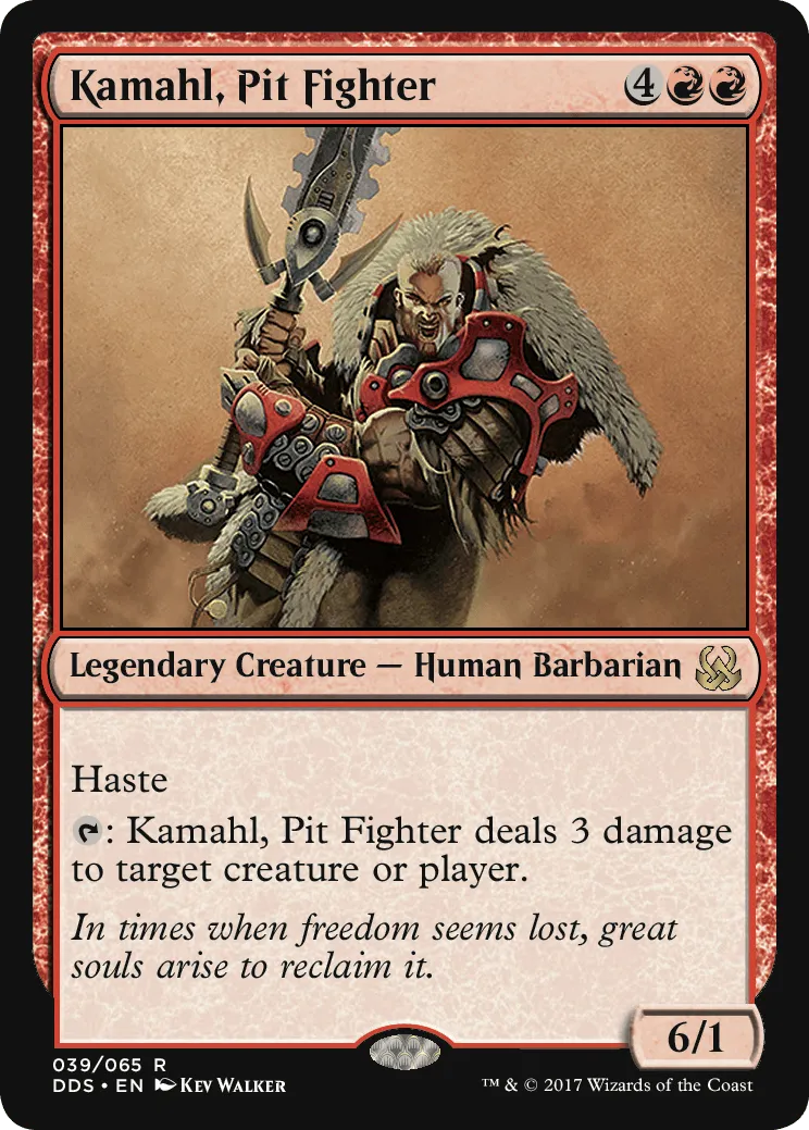 Kamahl, Pit Fighter