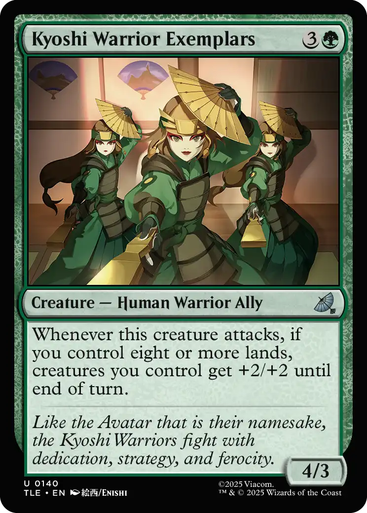 Kyoshi Warrior Exemplars