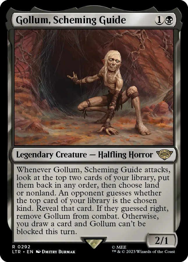 Gollum, Scheming Guide