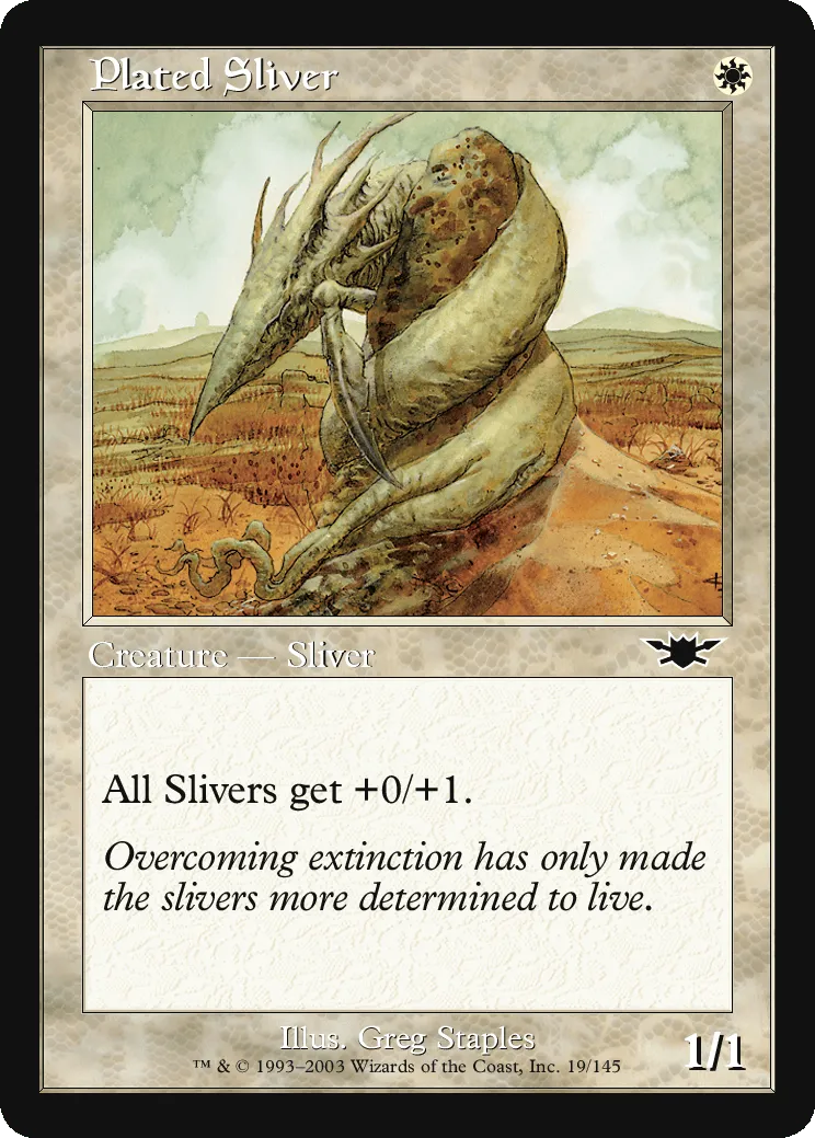 Plated Sliver