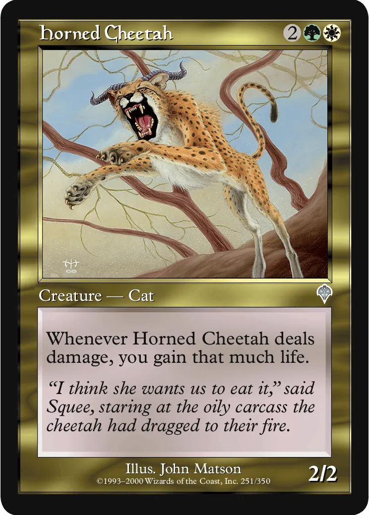 Horned Cheetah