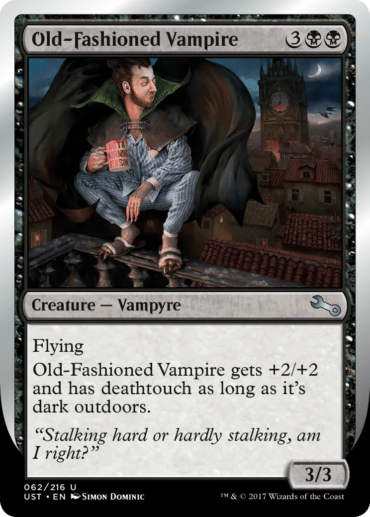 Old-Fashioned Vampire
