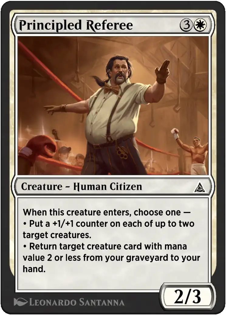 Principled Referee