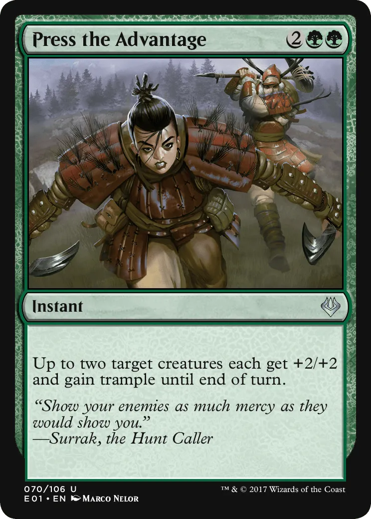 Press the Advantage