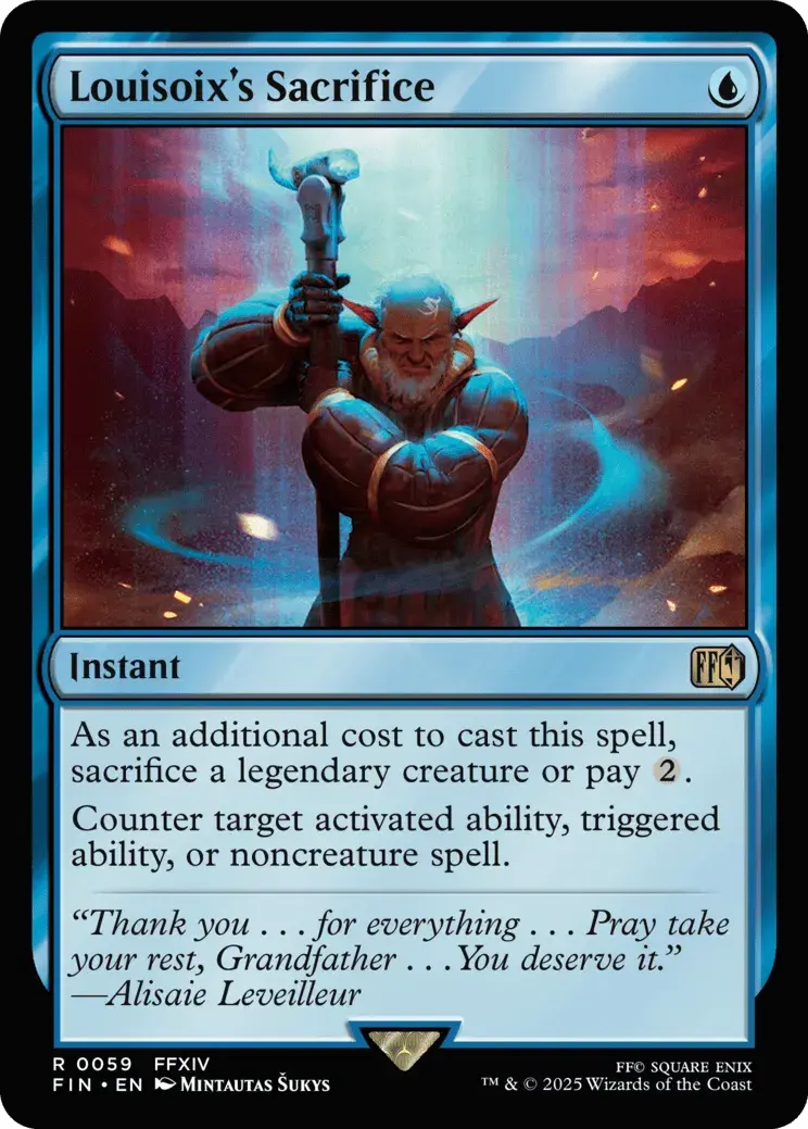 Louisoix's Sacrifice