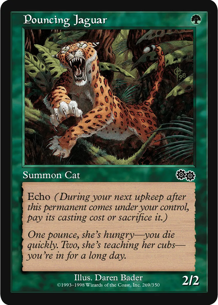 Pouncing Jaguar