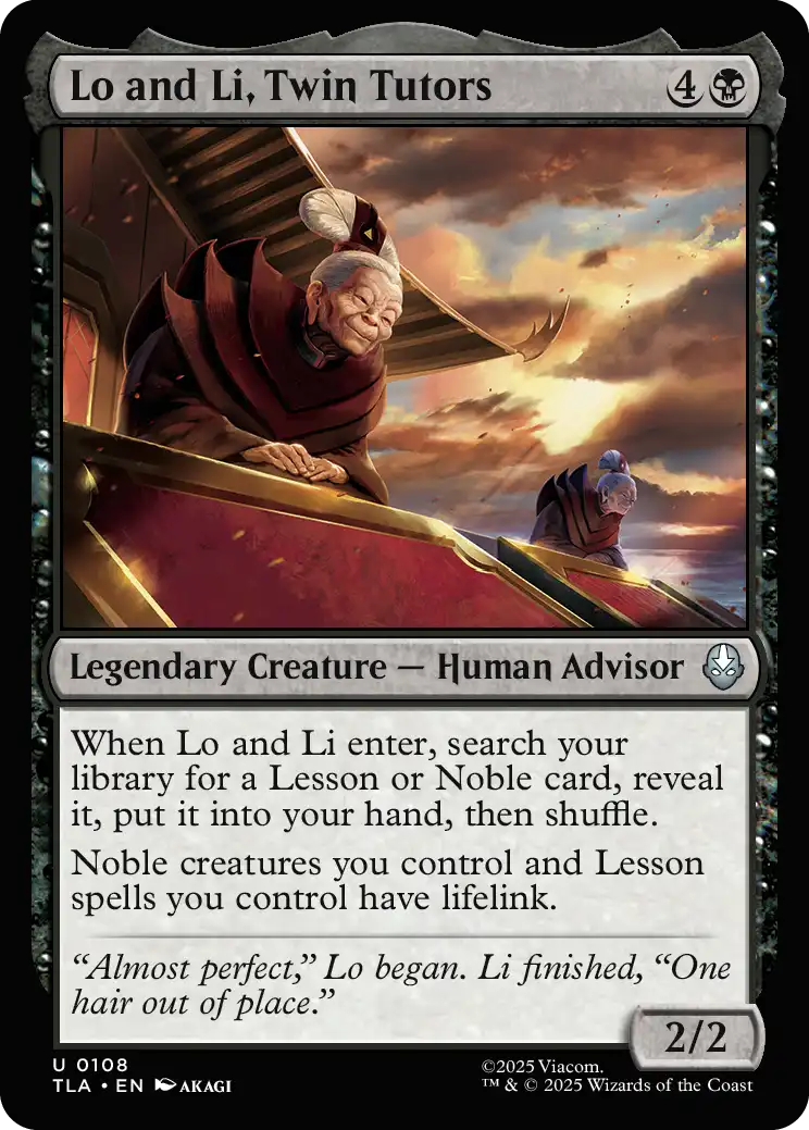 Lo and Li, Twin Tutors
