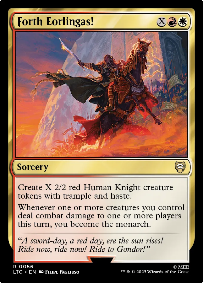 Forth Eorlingas!