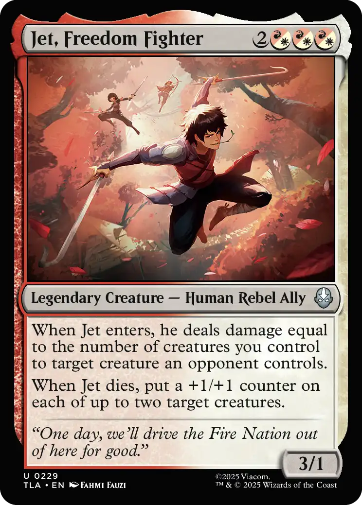 Jet, Freedom Fighter