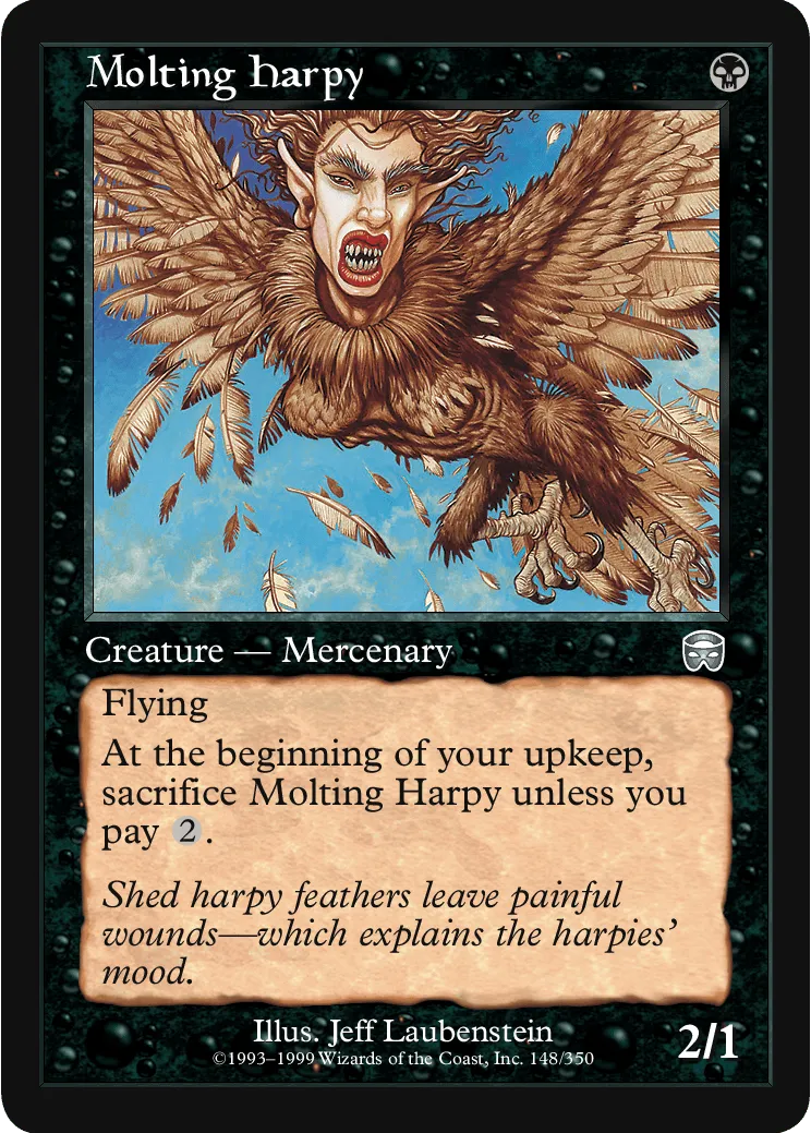 Molting Harpy