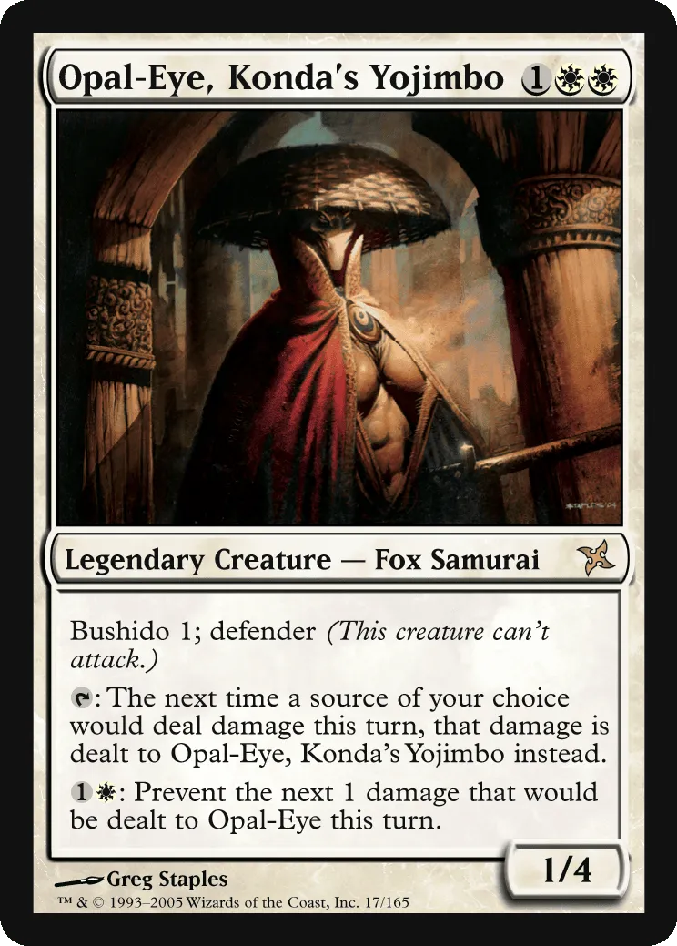 Opal-Eye, Konda's Yojimbo