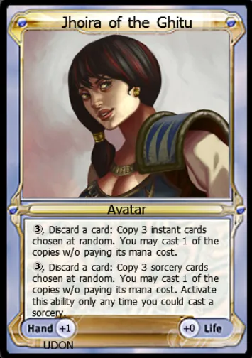 Jhoira of the Ghitu Avatar