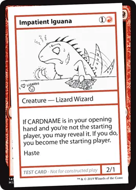 Impatient Iguana (playtest)