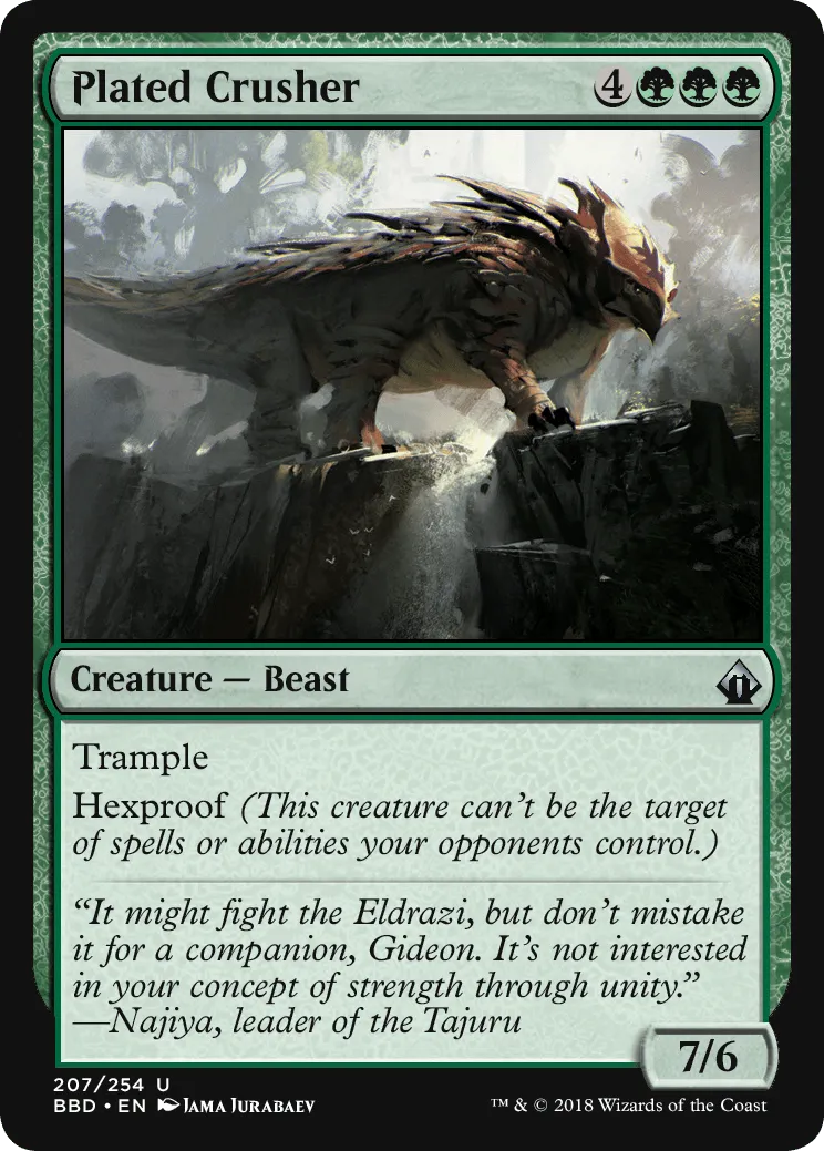 Plated Crusher