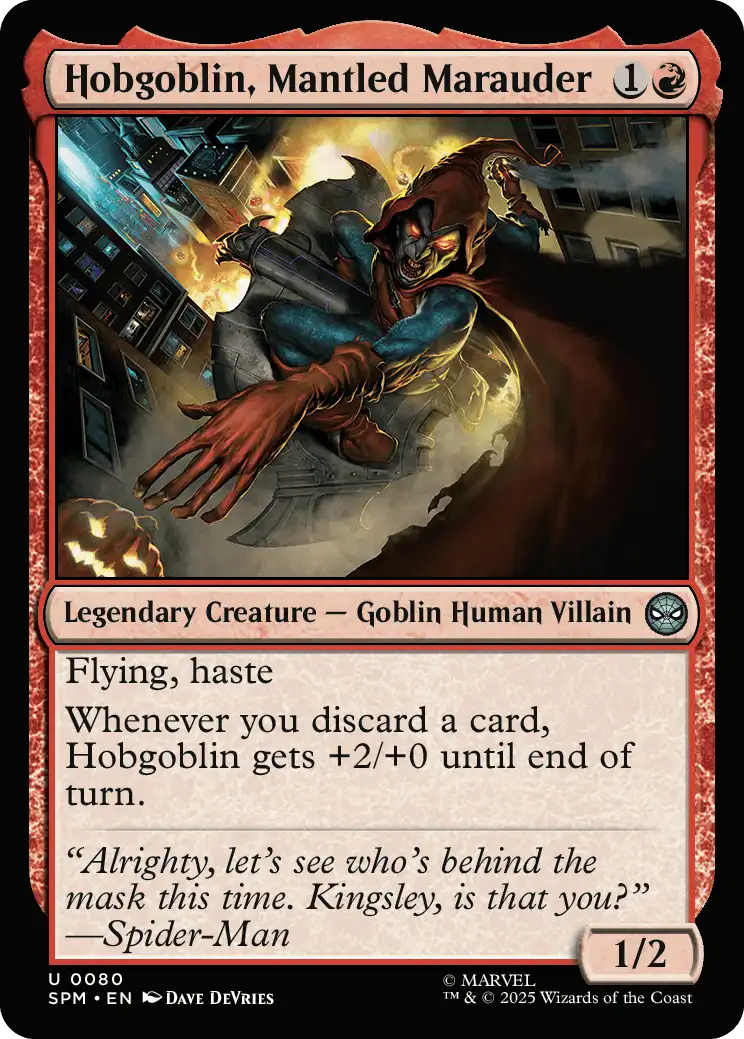 Hobgoblin, Mantled Marauder