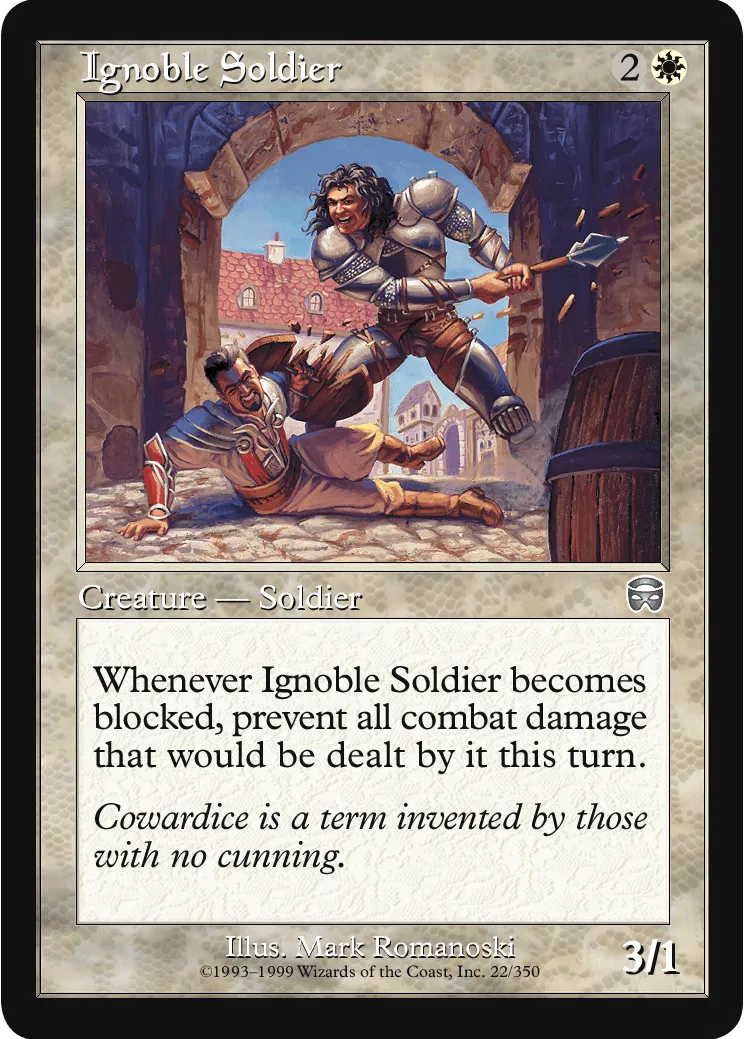 Ignoble Soldier
