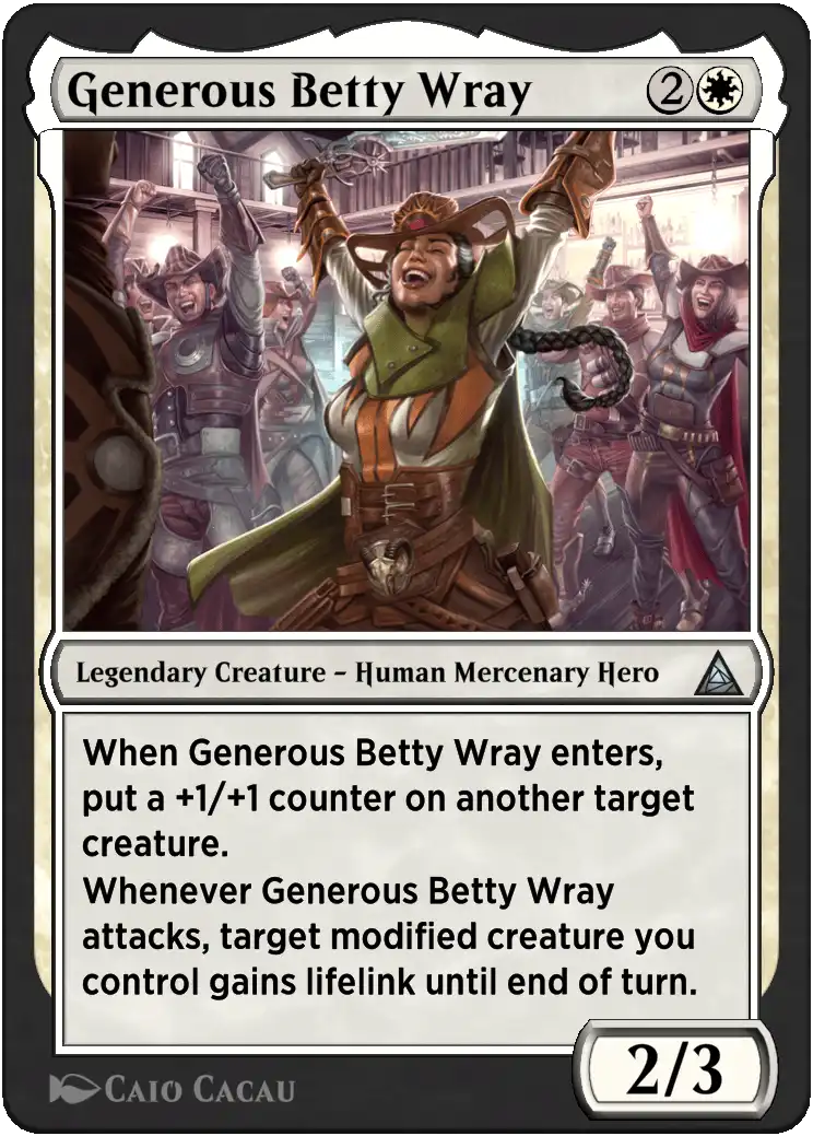 Generous Betty Wray
