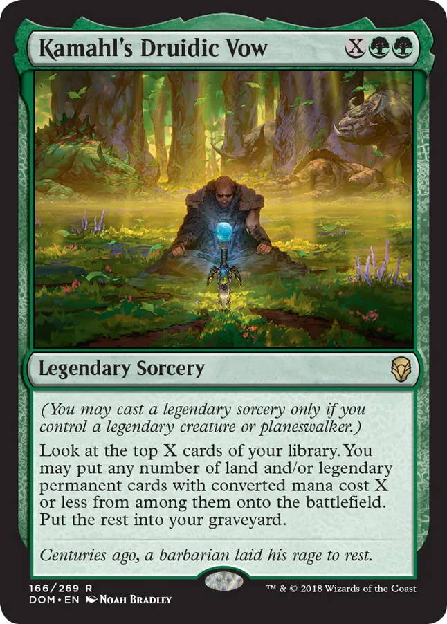 Kamahl's Druidic Vow