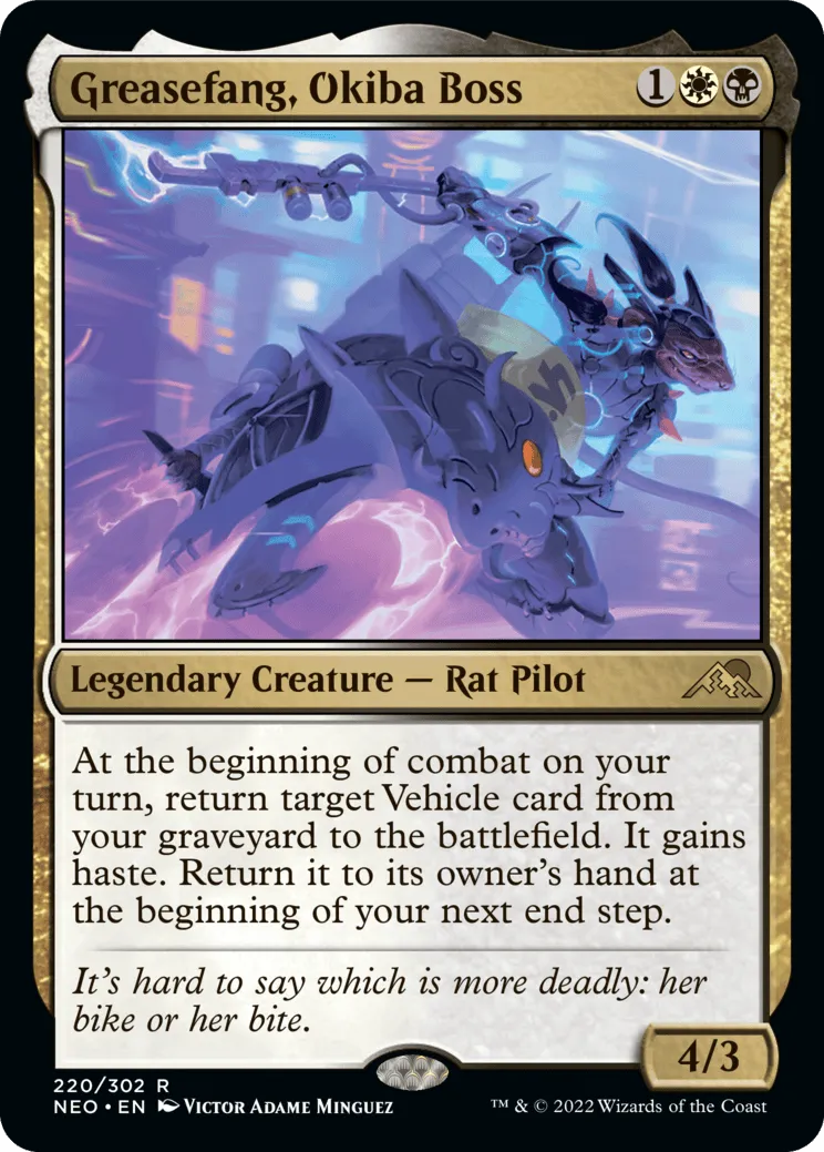 Greasefang, Okiba Boss