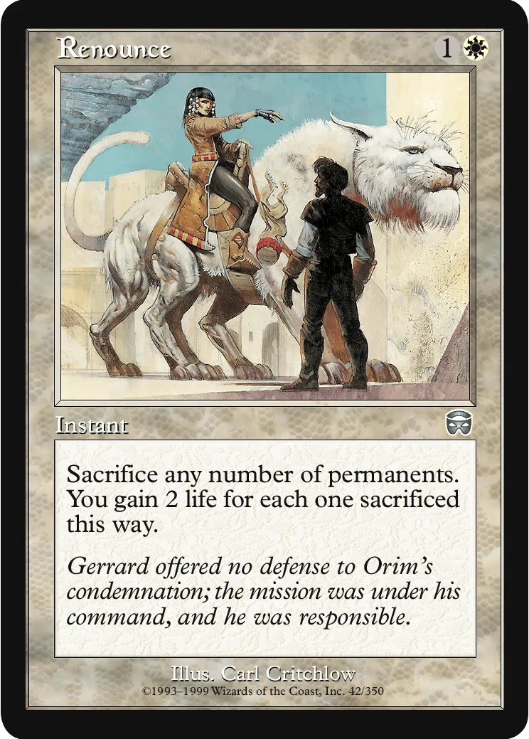 Renounce