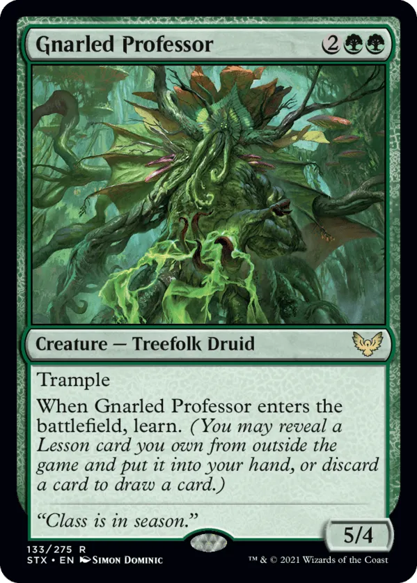 Gnarled Professor