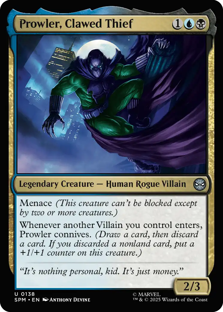 Prowler, Clawed Thief