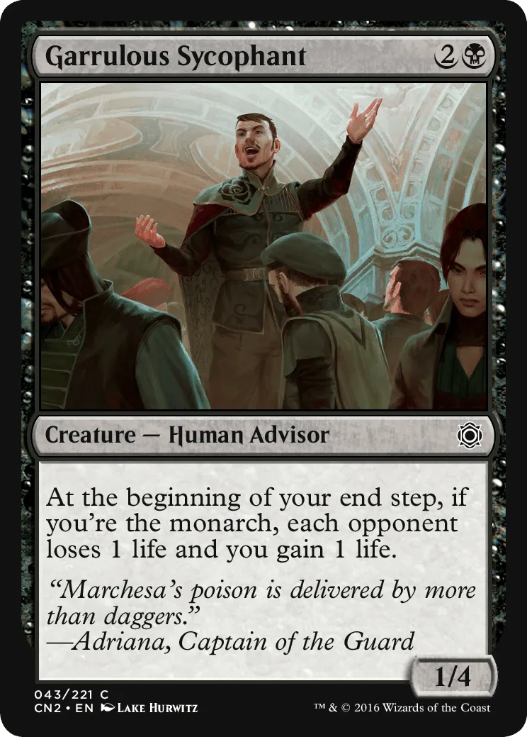 Garrulous Sycophant