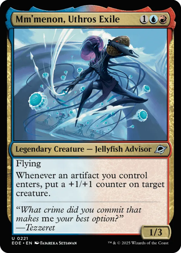 Mm'menon, Uthros Exile