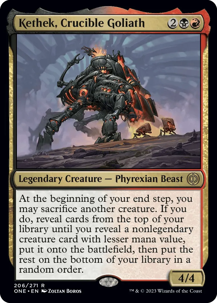 Kethek, Crucible Goliath