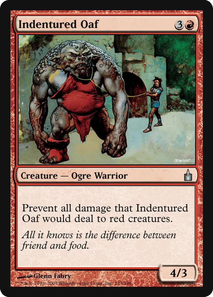 Indentured Oaf