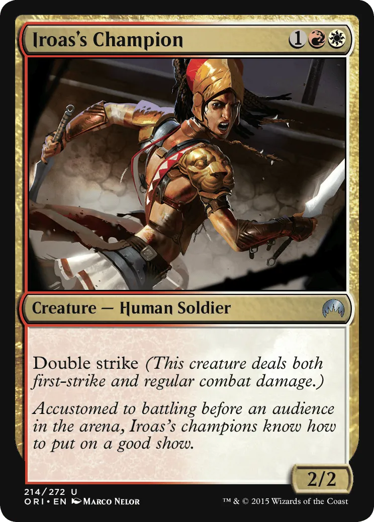 Iroas's Champion