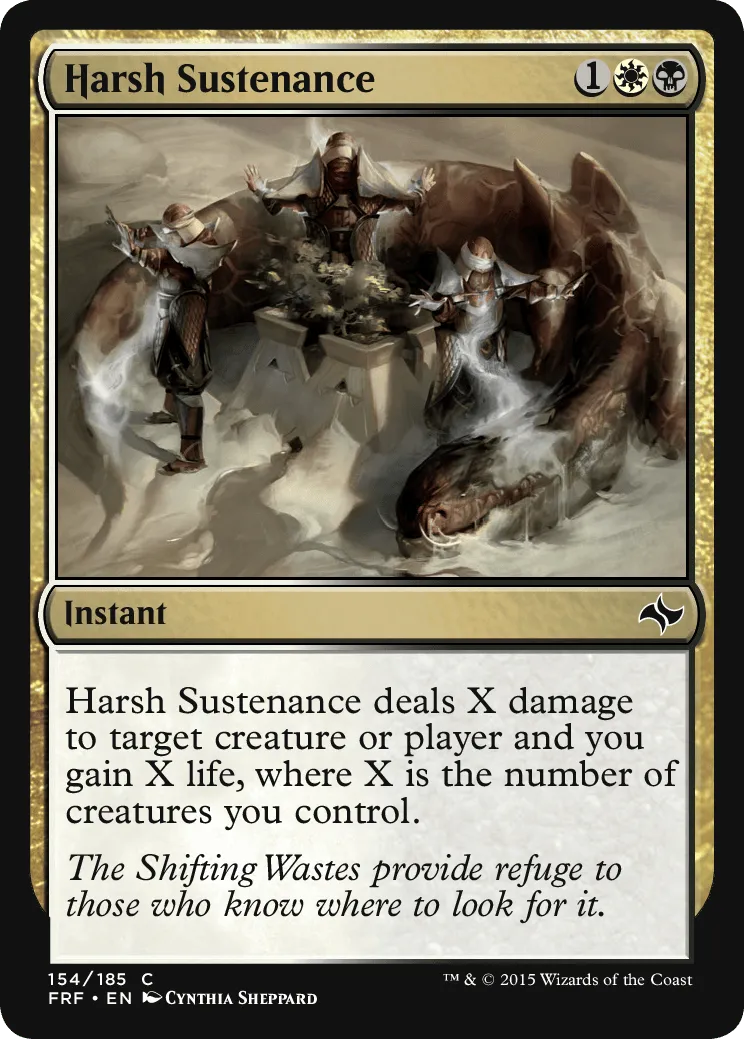 Harsh Sustenance