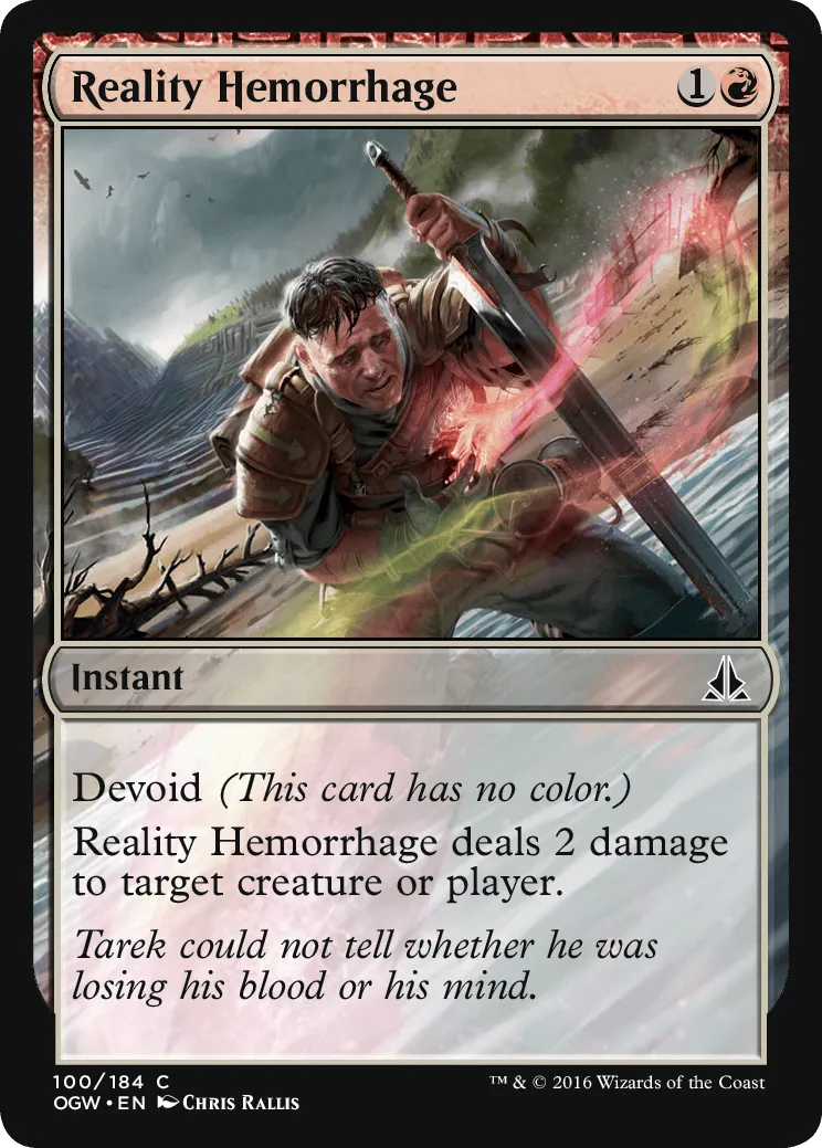 Reality Hemorrhage