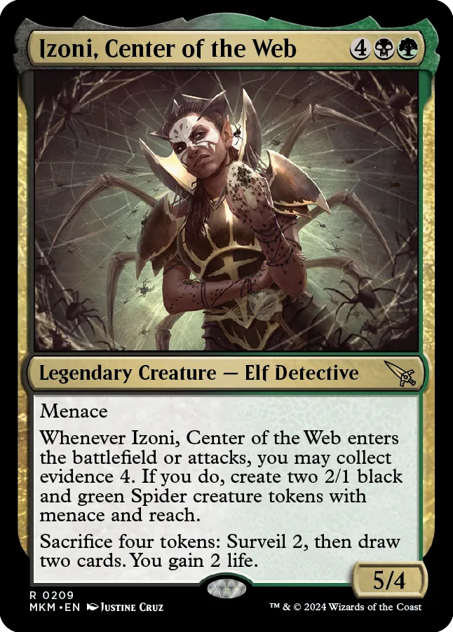 Izoni, Center of the Web
