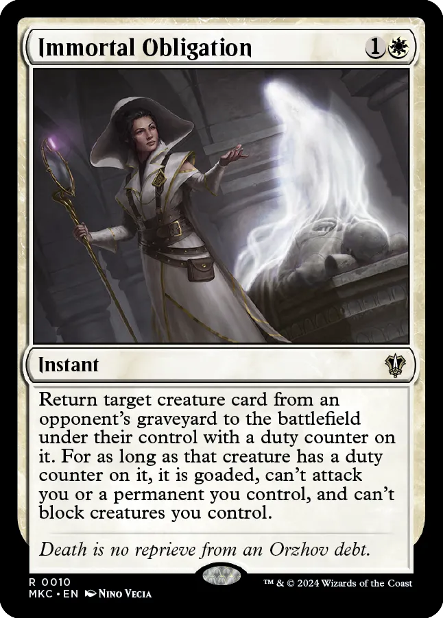 Immortal Obligation