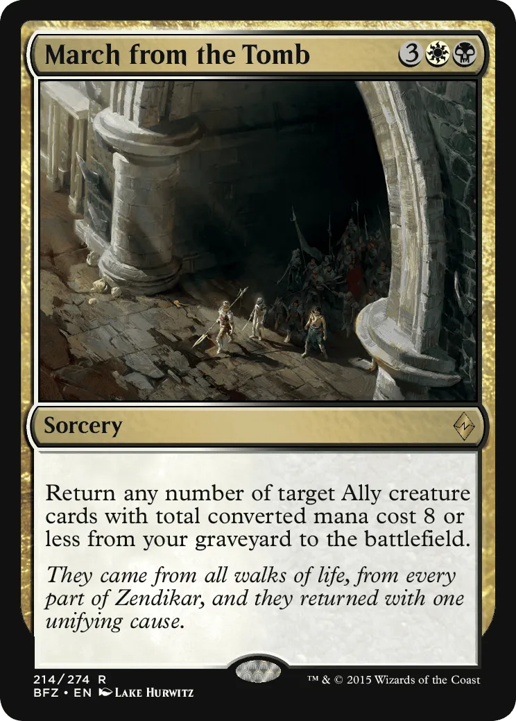 March from the Tomb