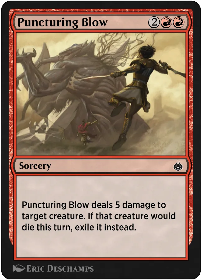 Puncturing Blow