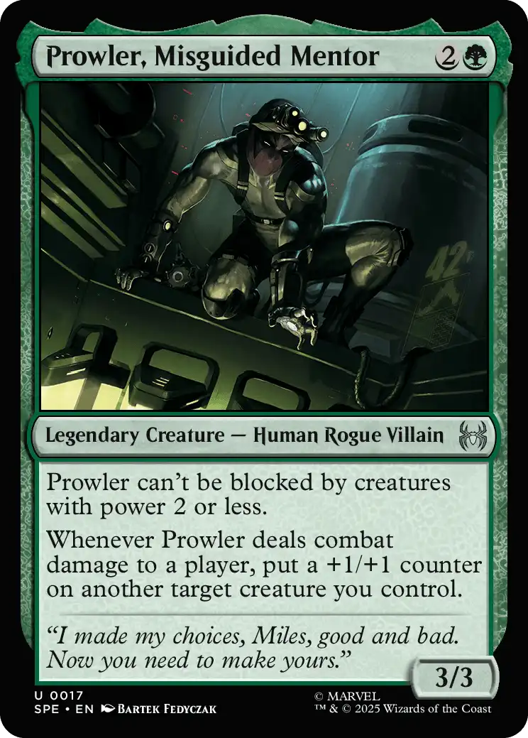 Prowler, Misguided Mentor