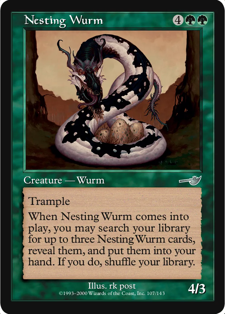 Nesting Wurm