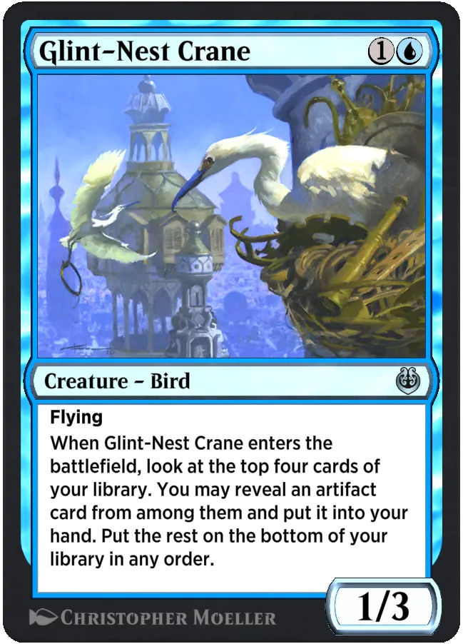 Glint-Nest Crane