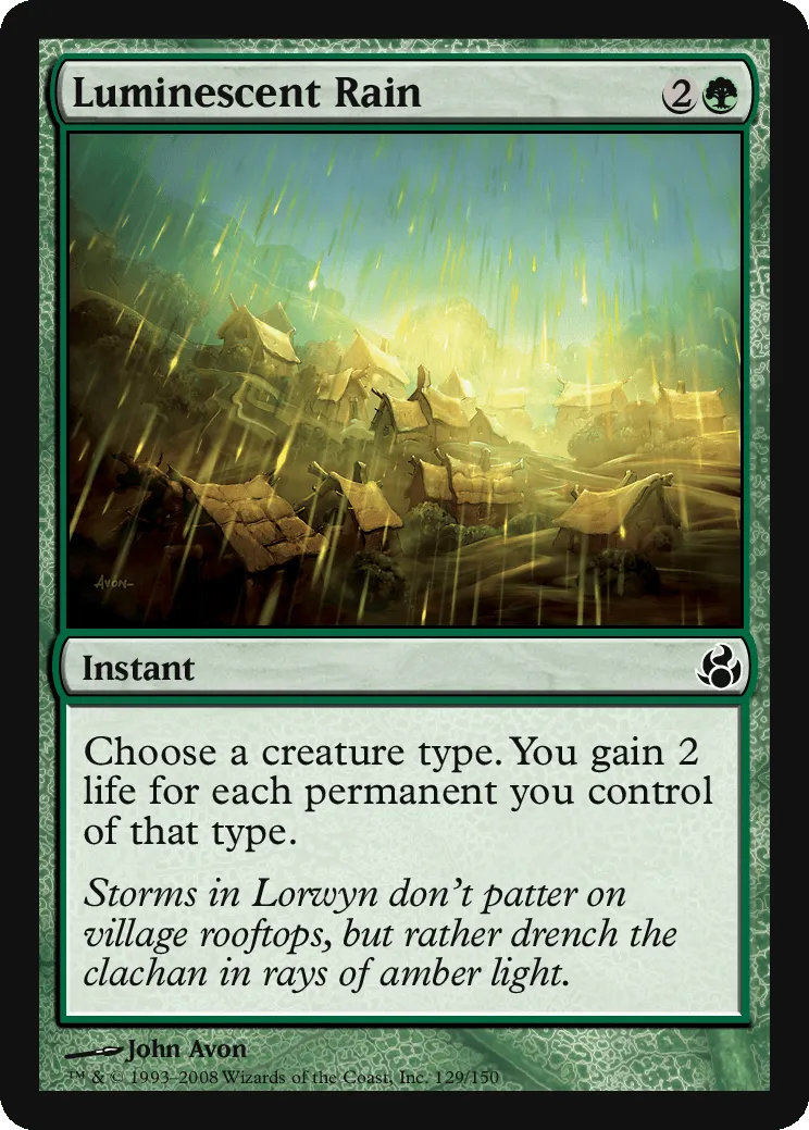 Luminescent Rain