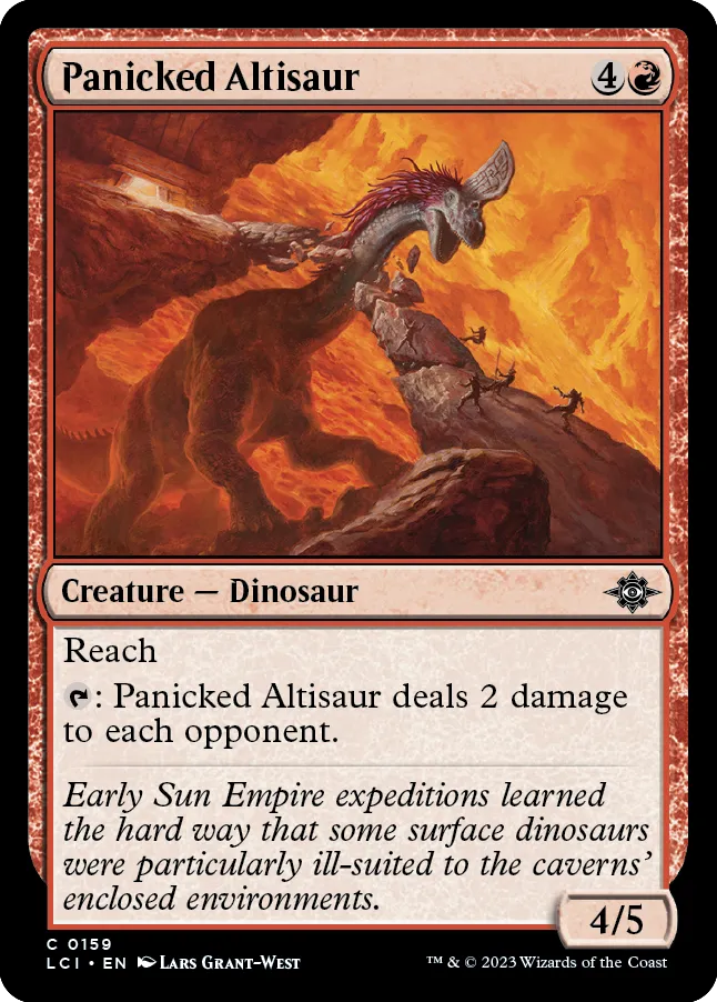 Panicked Altisaur